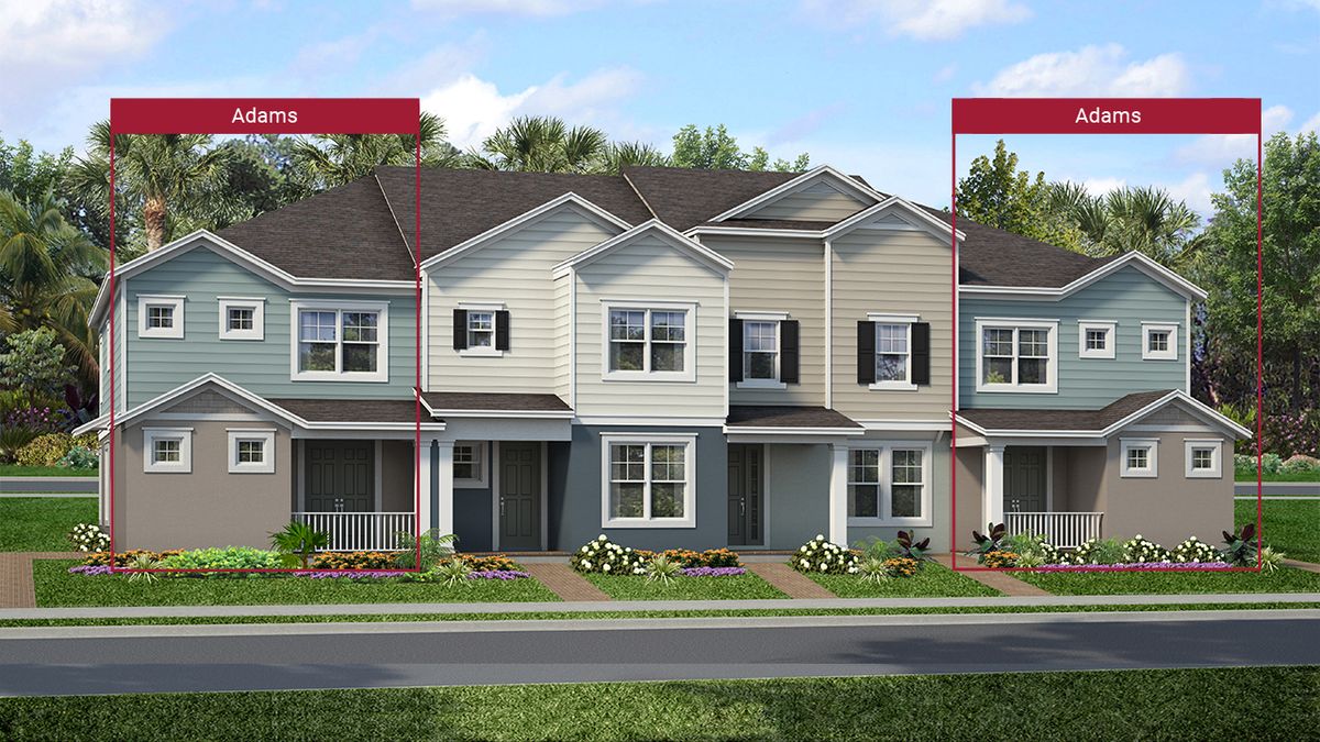 Adams model home by Park Square Homes