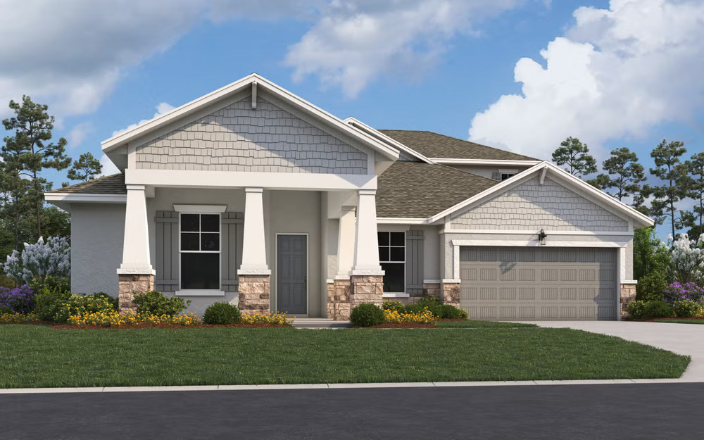 Boca II model home by Dream Finders Homes
